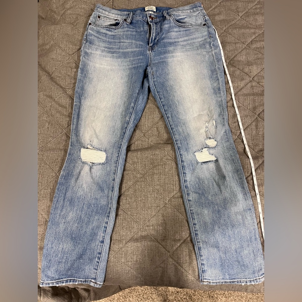 J Crew Distressed Jeans